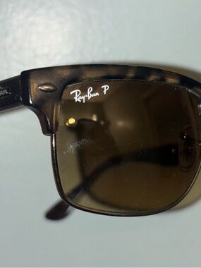 Ray-Ban Clubmaster square Sunglasses in Tortoise Brown